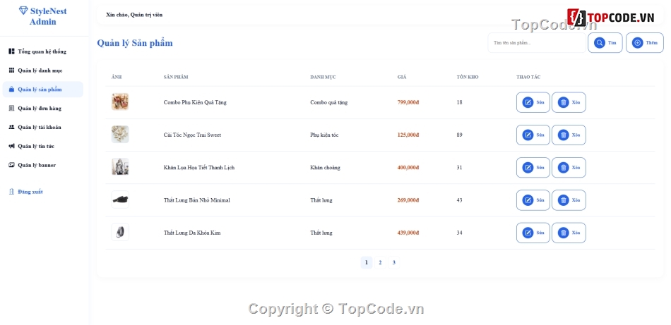 Web thời trang,phụ kiện thời trang,Web phụ kiện